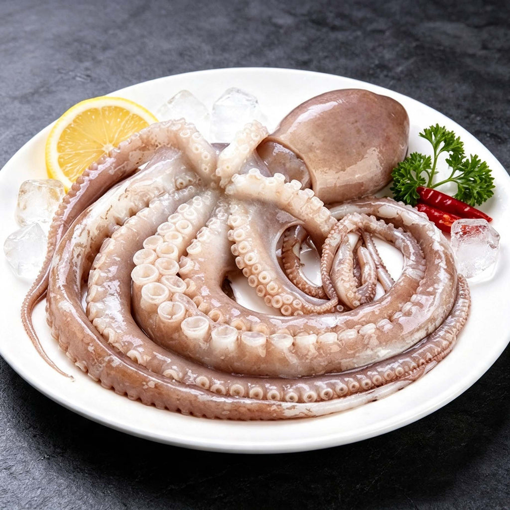 Pre-Cleaned Whole Octopus - Firm, Bouncy & Grill Ready