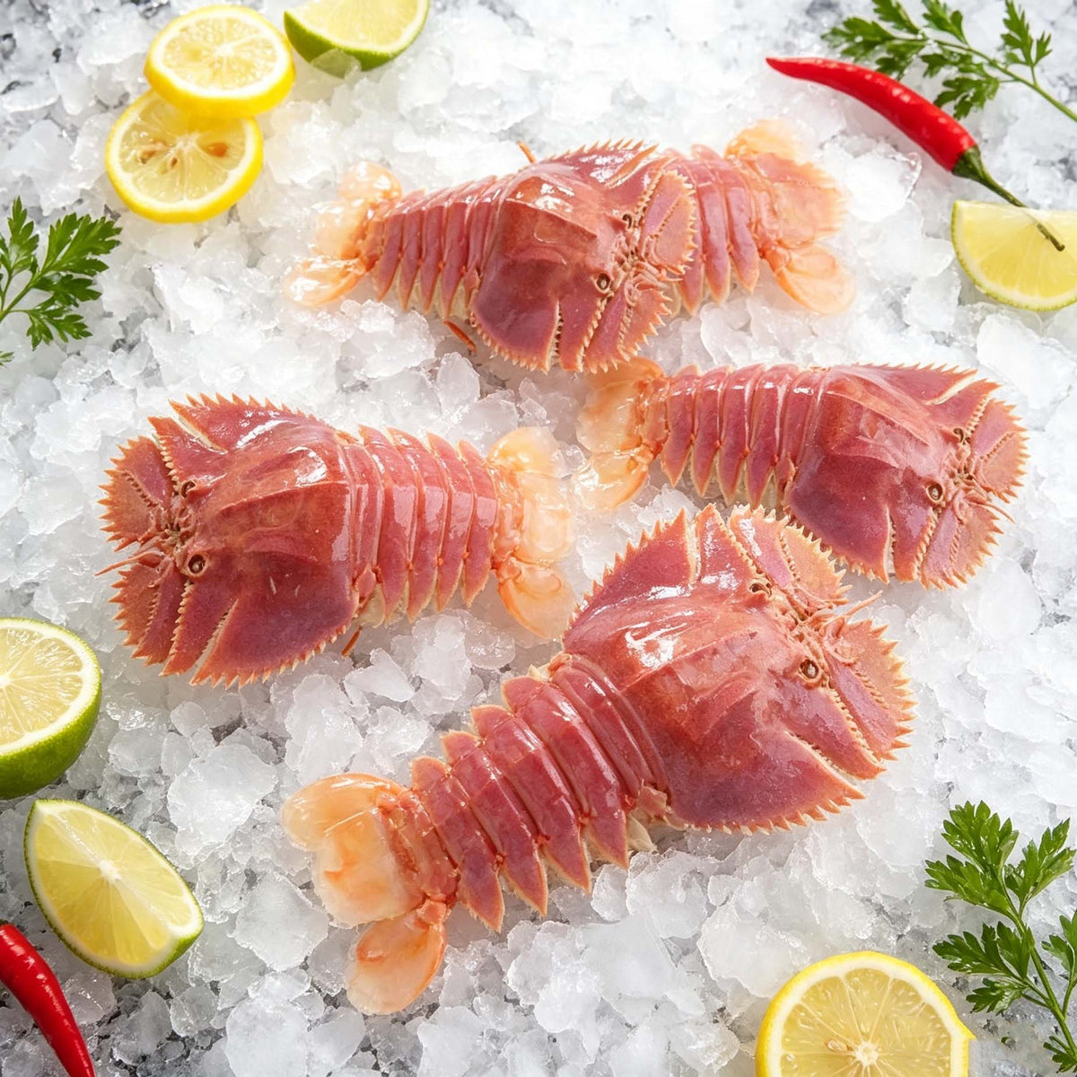 Frozen Slipper Lobster - Sweet Tender Meat, Sashimi Ready